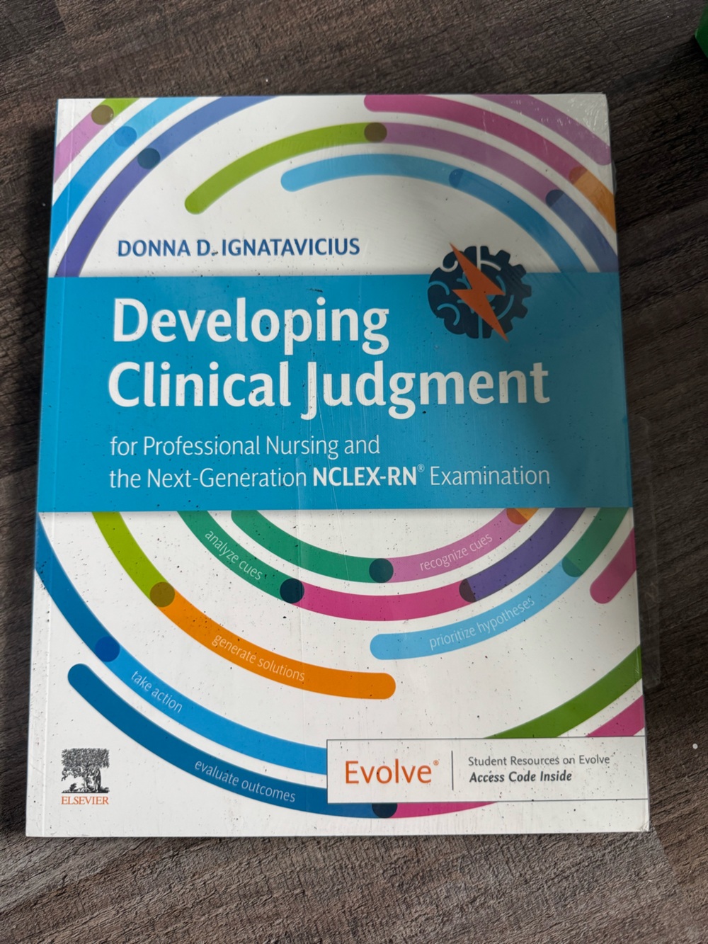 Developing Clinical Judgment NCLEX-RN Prep Book - Teal and White Cover
